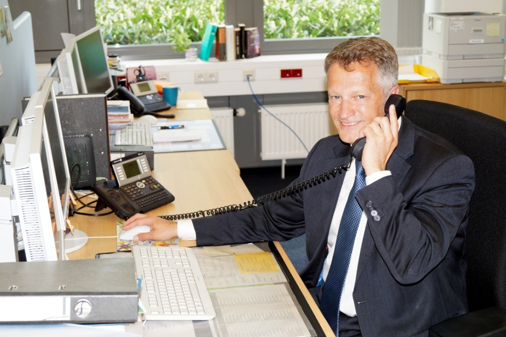 Oliver Stolz unterstützt das Servicecenter